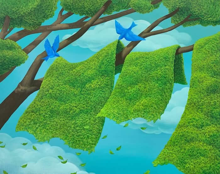 Tranquil Artworks by South Korean Artist Mulgil Kim