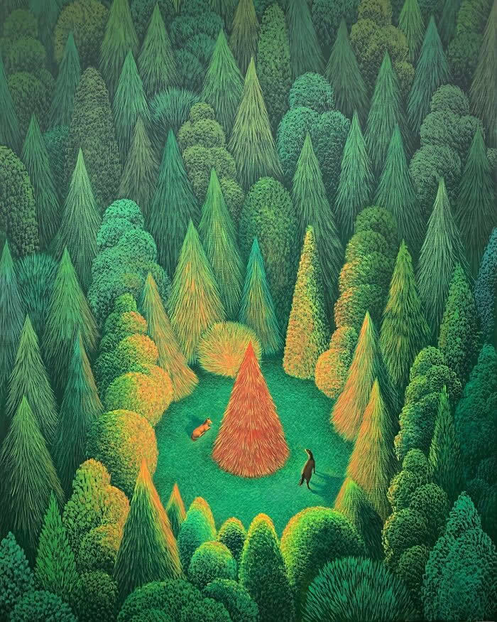 Tranquil Artworks by South Korean Artist Mulgil Kim
