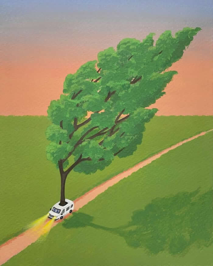 Tranquil Artworks by South Korean Artist Mulgil Kim