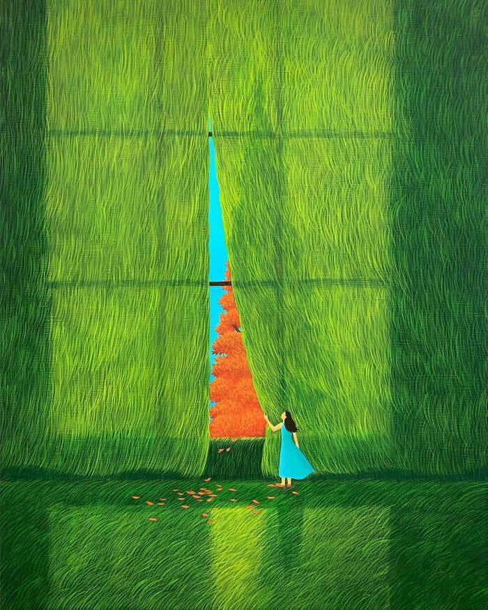 Tranquil Artworks by South Korean Artist Mulgil Kim
