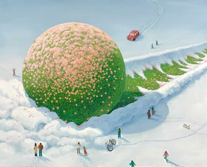 Tranquil Artworks by South Korean Artist Mulgil Kim