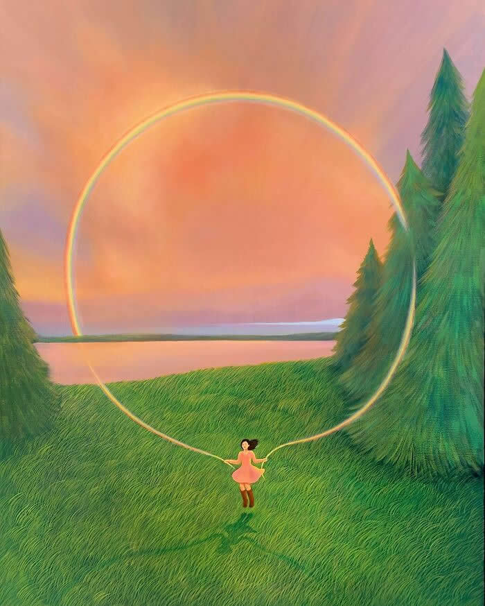 Tranquil Artworks by South Korean Artist Mulgil Kim