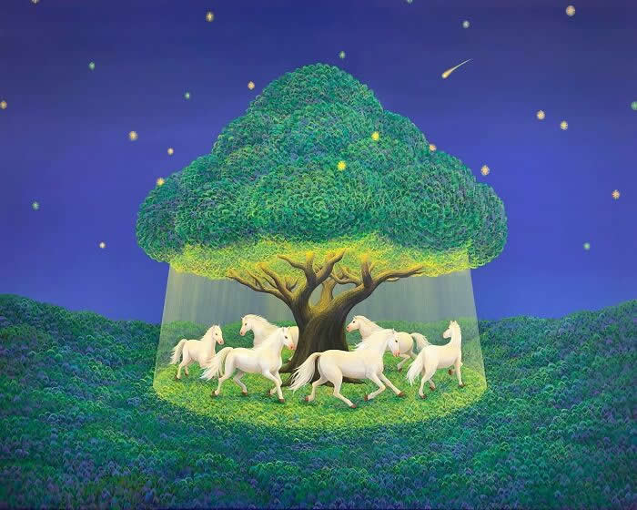 Tranquil Artworks by South Korean Artist Mulgil Kim