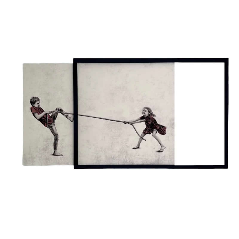 Experimental Frames by Andrew Scott That Break Artistic Boundaries