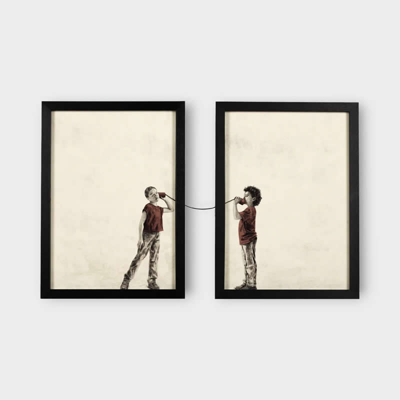Experimental Frames by Andrew Scott That Break Artistic Boundaries