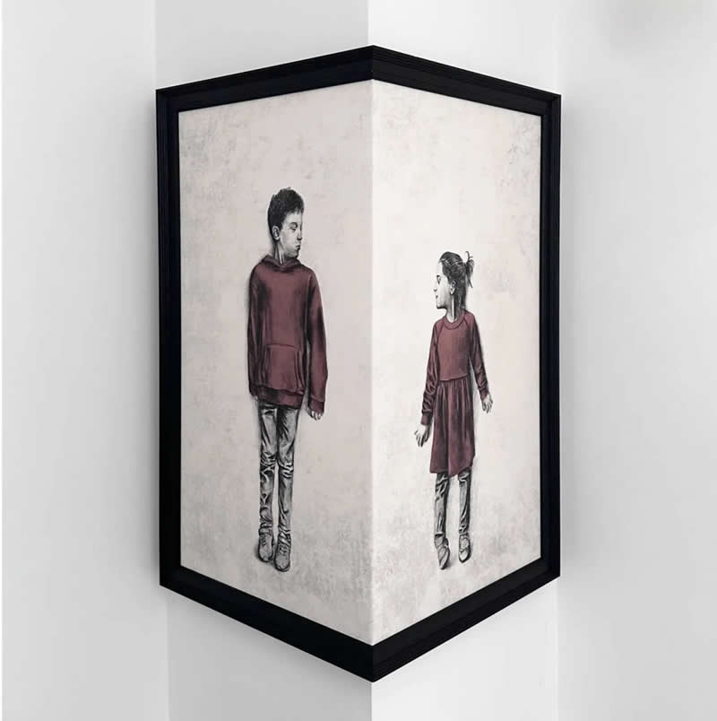 Experimental Frames by Andrew Scott That Break Artistic Boundaries