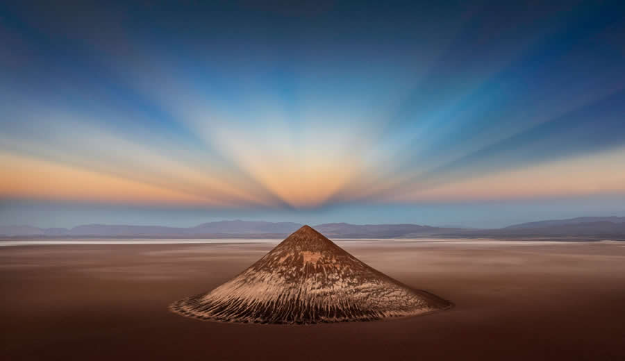 Anti crepuscular rays by Ignacio Palacios - Drone Photo Awards 2025 Winners