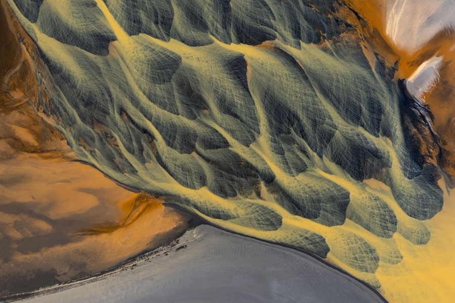 Yellow River by Madelon Dielen - Drone Photo Awards 2025 Winners