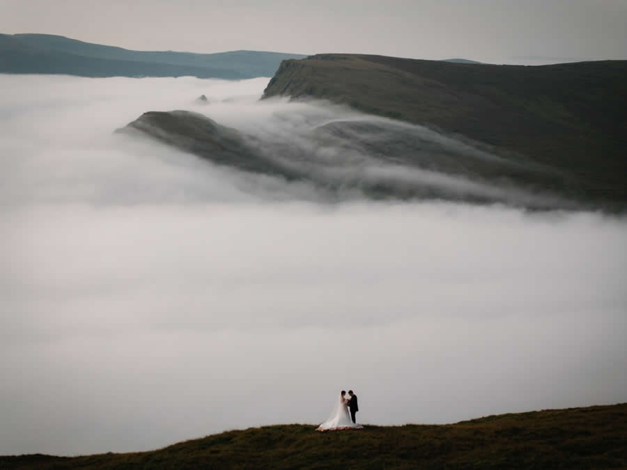 Eloping above the Clouds by Oliver And Steph Prince - Drone Photo Awards 2025 Winners