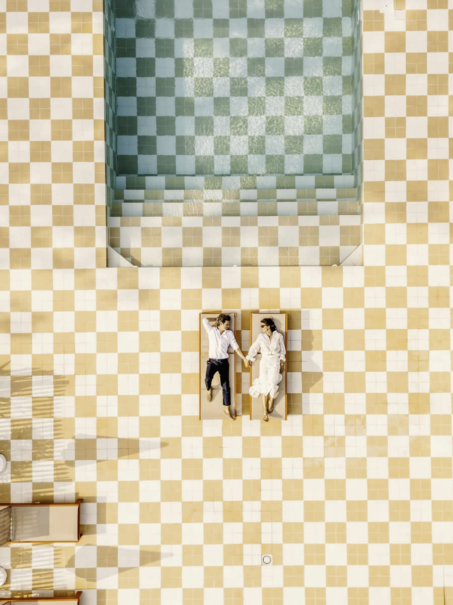 Mariage a carreaux by Fred Payet - Drone Photo Awards 2025 Winners