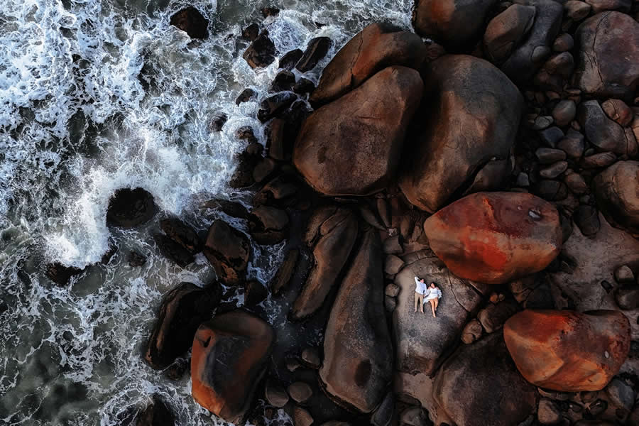 Beyond the Waves The Unbreakable Bond by Aldo Bernardis - Drone Photo Awards 2025 Winners