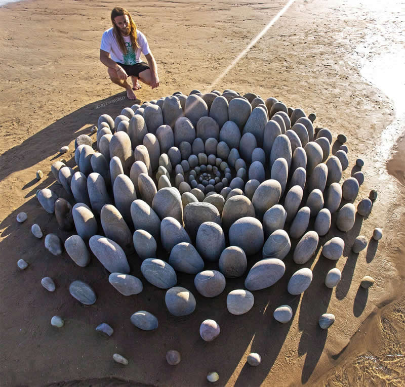 Ephemeral Land Art Masterpieces by Jon Foreman