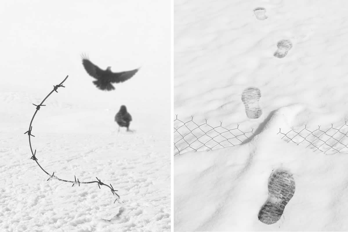 Minimalist Black-and-White Photography by Mostafa Nodeh