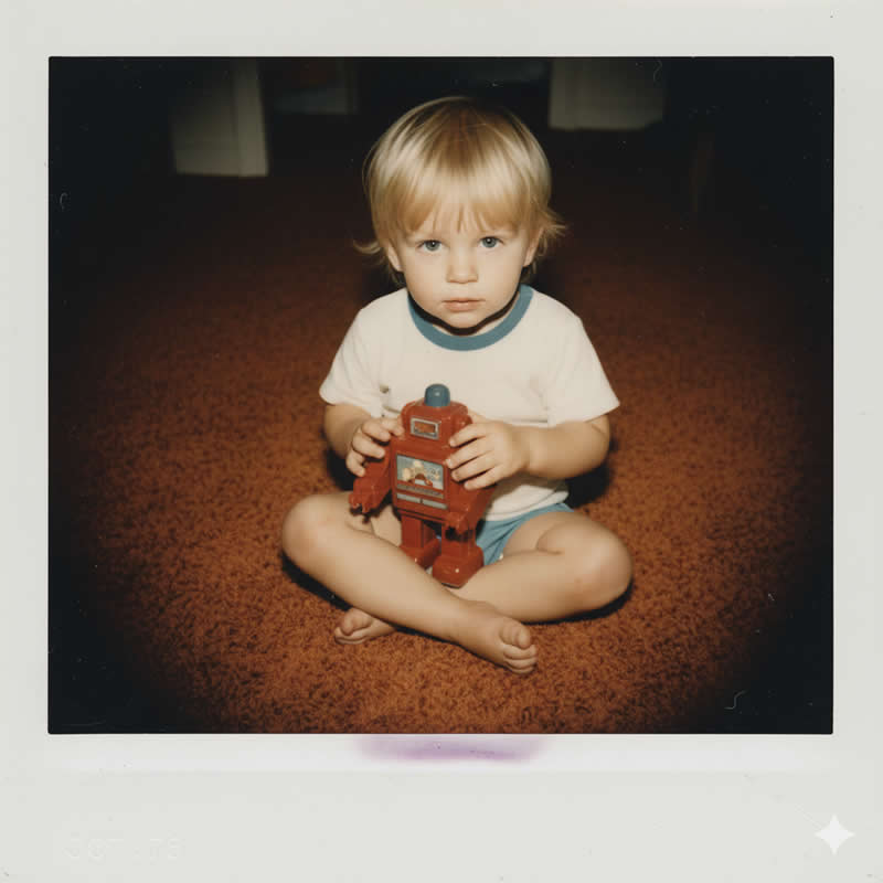 1960s Polaroid Instant Print - Gemini AI Prompts Turn Your Photos to Perfect Retro