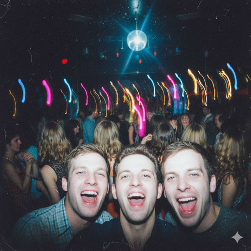 1970s Disco Club Flash - Gemini AI Prompts Turn Your Photos to Perfect Retro