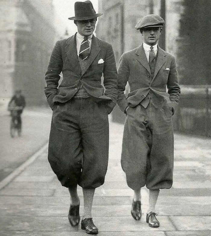 These two stylish gents pondered life after leaving Cambridge University (1926).