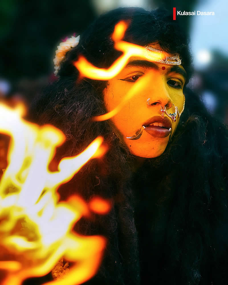 Powerful Portraits of Kulasai Dasara Festival in Tamil Nadu by Ganesh Vanare