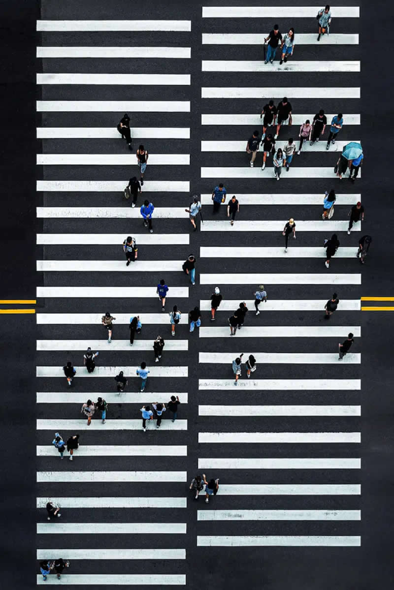 Crosswalk by YongSeok Chun - 2025 Minimalist Photography Awards Street Winners