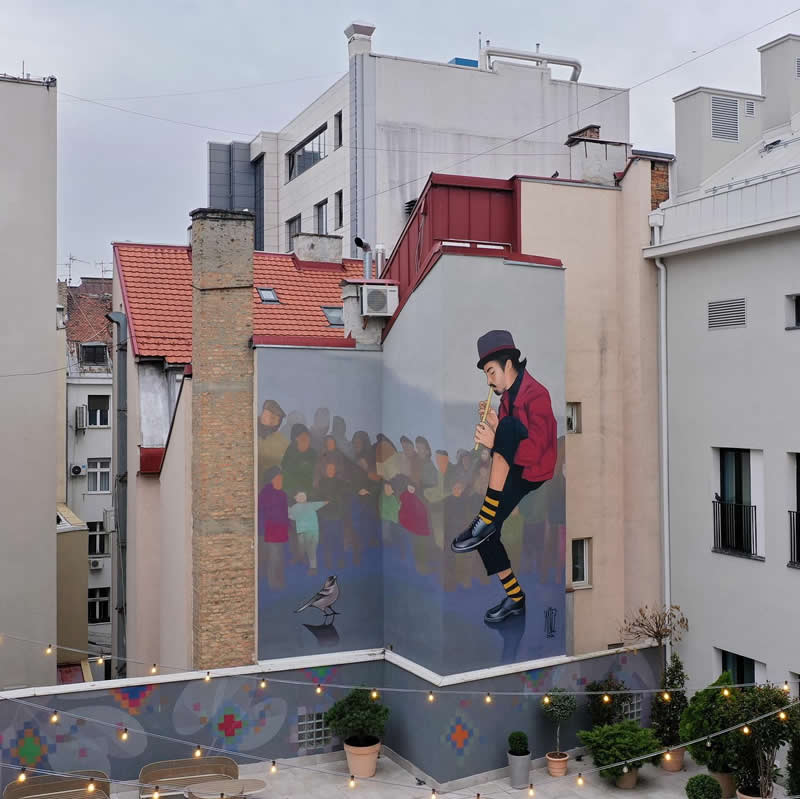 Playful Murals by Artez That Transform City Walls into Global Masterpieces