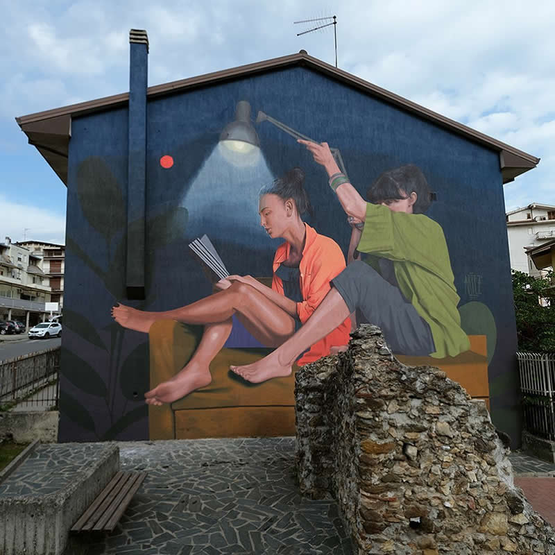 Playful Murals by Artez That Transform City Walls into Global Masterpieces