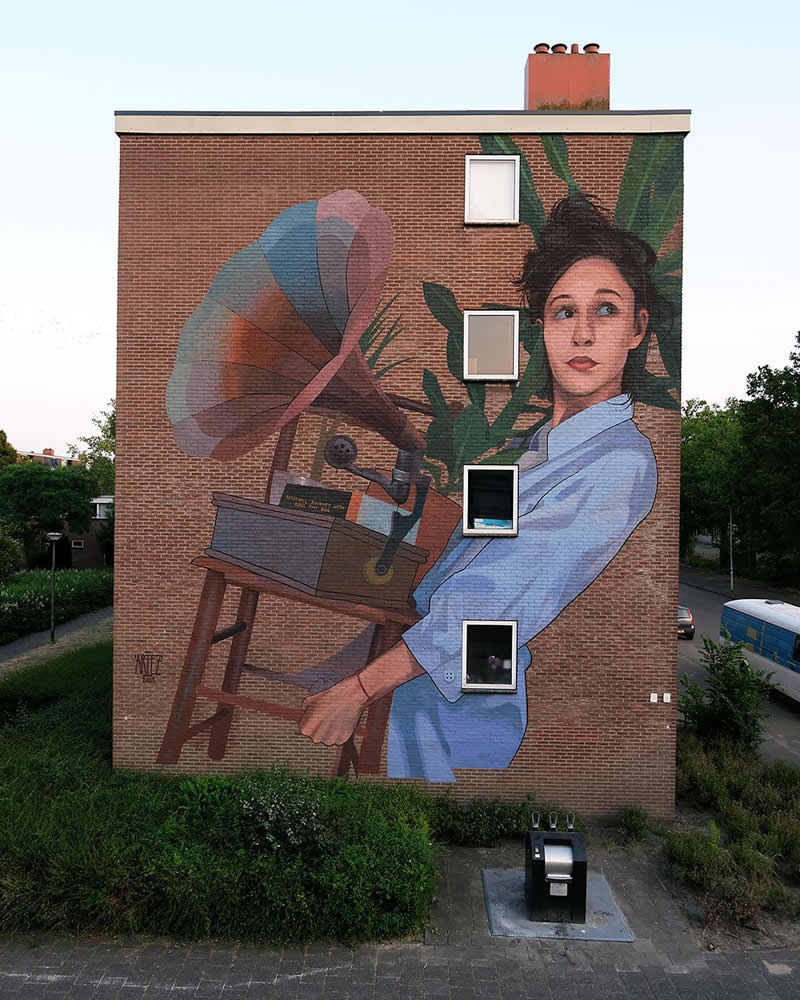 Playful Murals by Artez That Transform City Walls into Global Masterpieces
