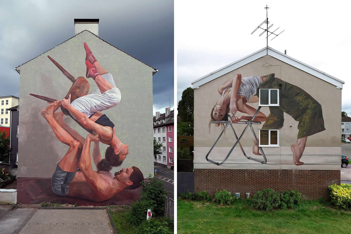 Playful Murals by Artez That Transform City Walls into Global Masterpieces