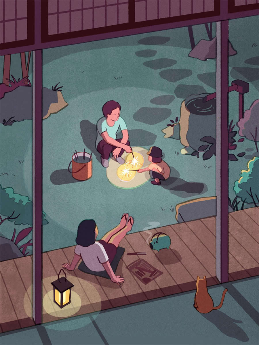 Beautiful Illustrations by Yo Hosoyamada