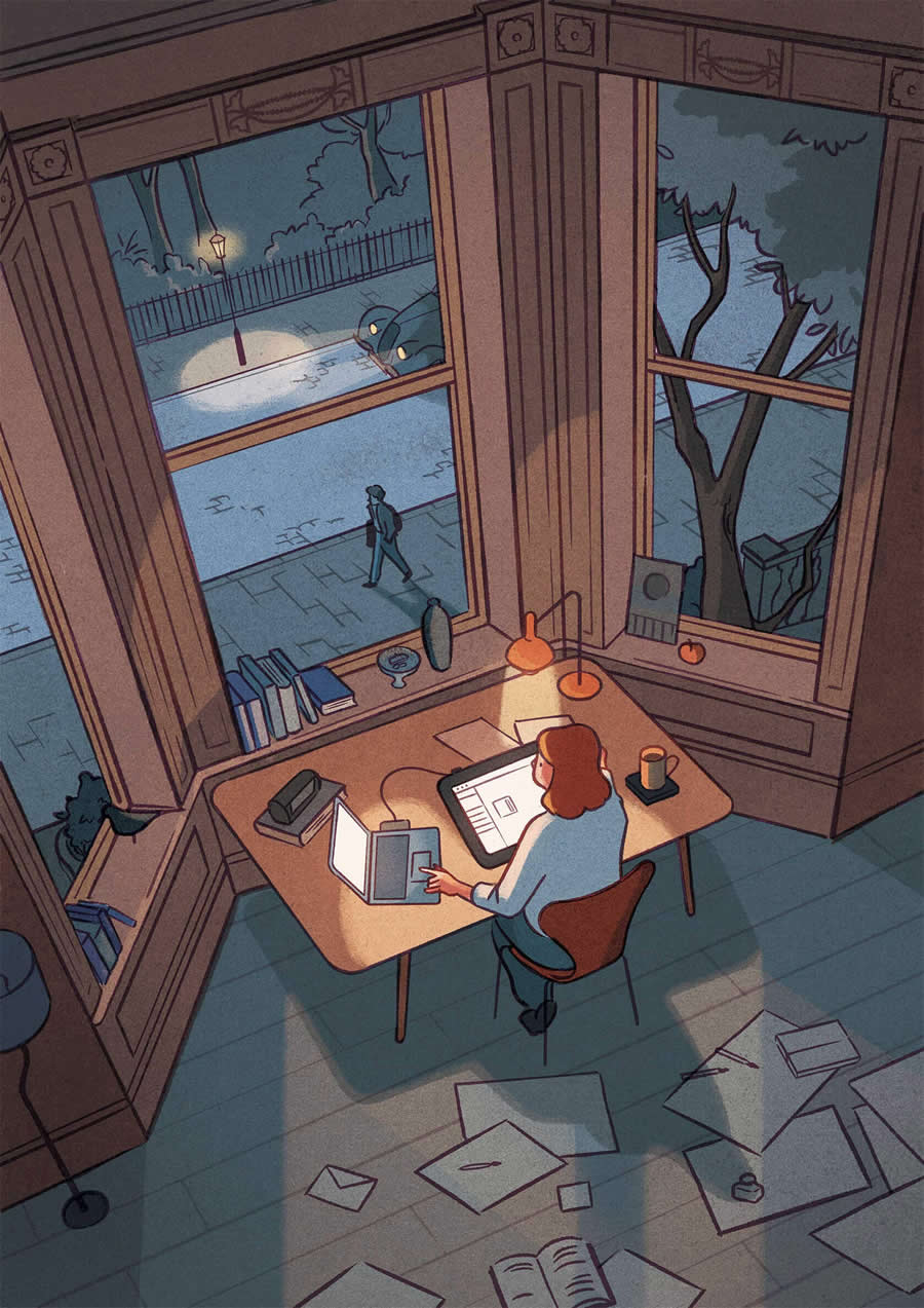 Beautiful Illustrations by Yo Hosoyamada