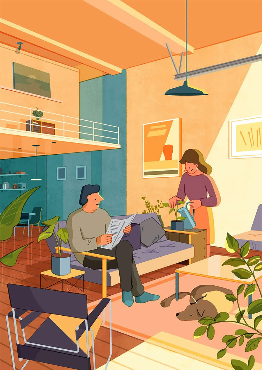 Beautiful Illustrations by Yo Hosoyamada