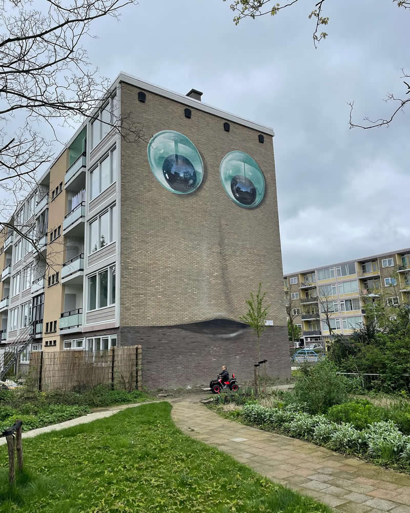 Stunning Mural Art of Walls by Dutch Artist Jan Is De Man