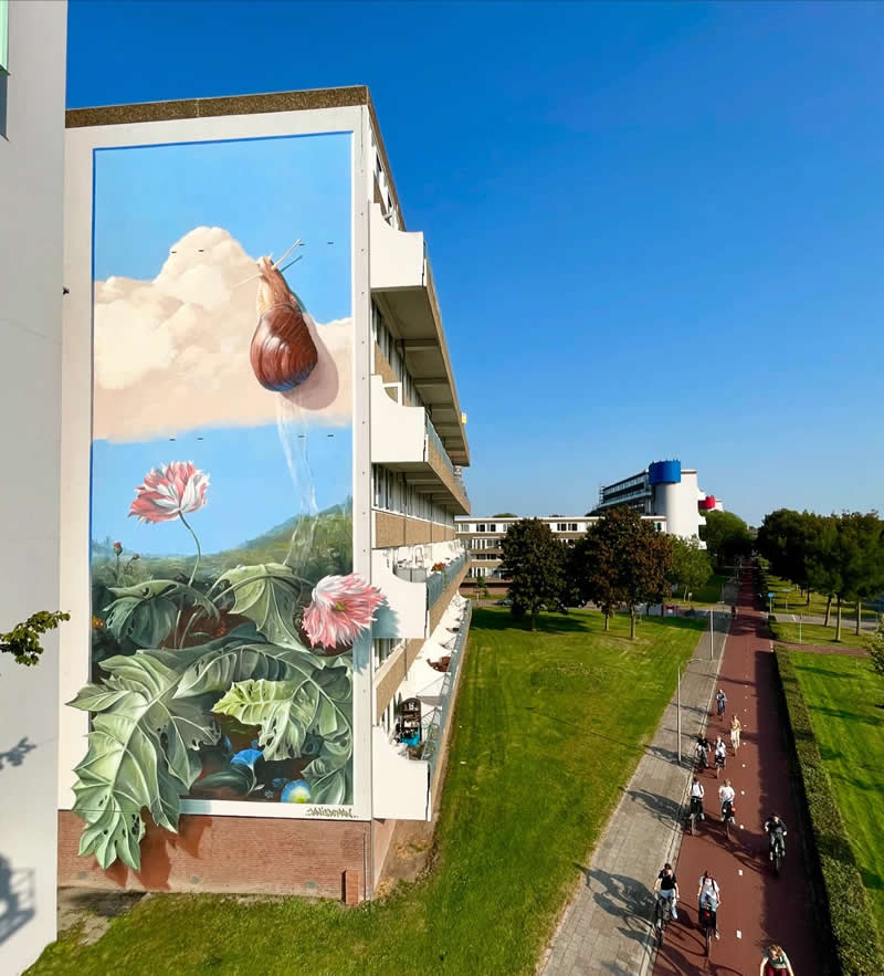 Stunning Mural Art of Walls by Dutch Artist Jan Is De Man