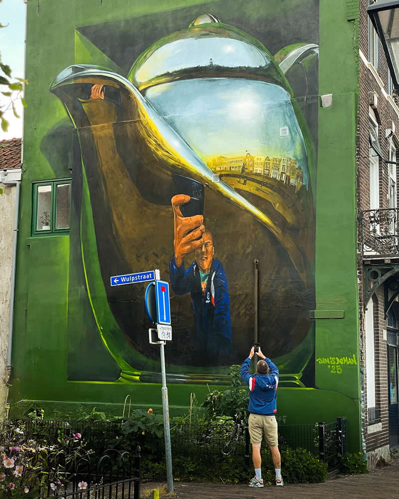 Stunning Mural Art of Walls by Dutch Artist Jan Is De Man