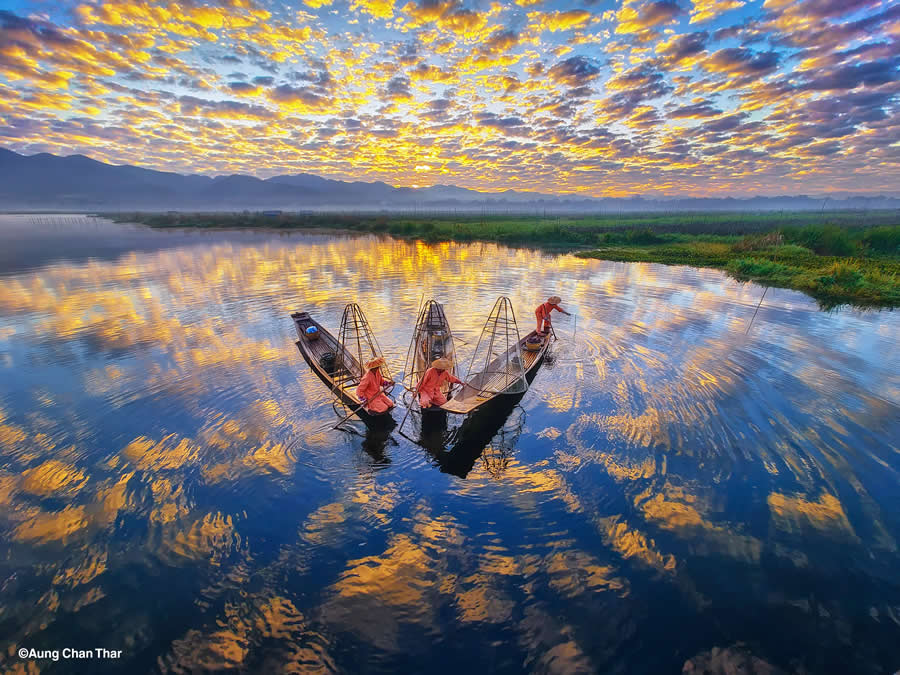 Golden Canvas by Aung Chan Thar