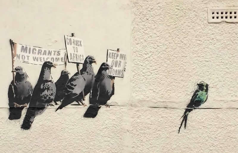 11 year old Banksy still relevant today - Street Art Masterpieces Around the World