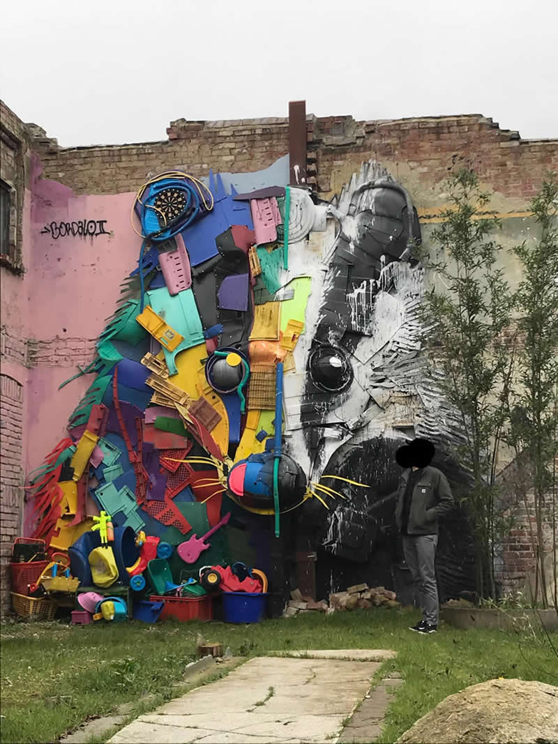 I saw the Trashpanda and rise you this - Street Art Masterpieces Around the World