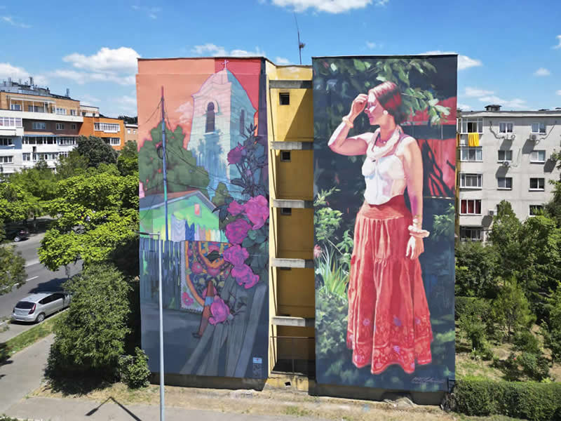 A mural I painted in Romania last summer - Street Art Masterpieces Around the World
