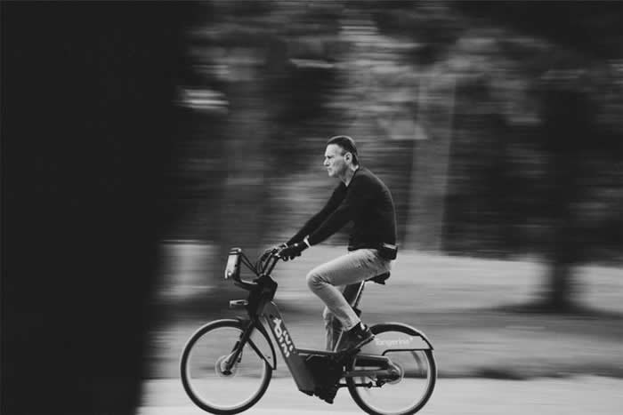 Street photography of bicycles in Montreal - Black and White Bicycle Photos of Everyday Life