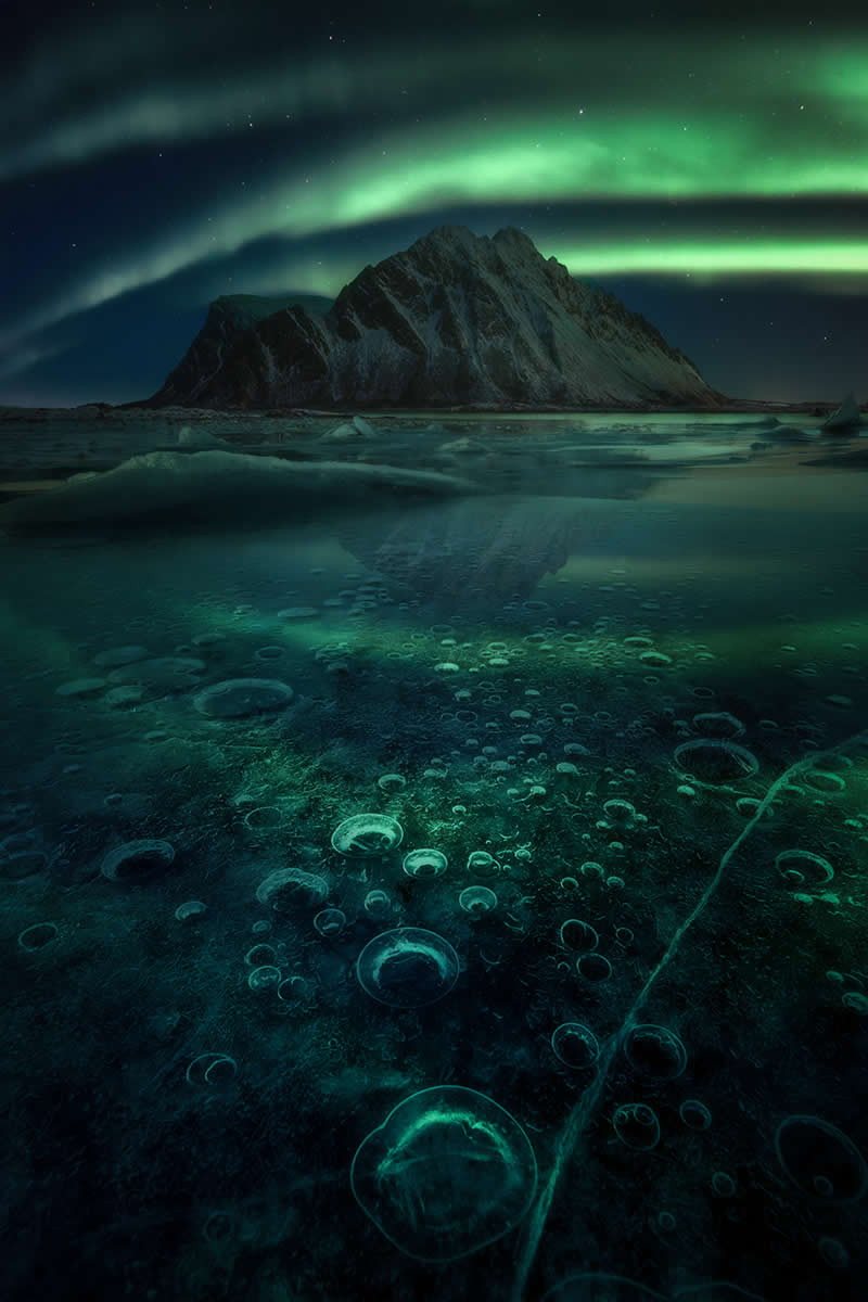 Aurora Bubbles by William Preite, Italy - Chromatic Awards Landscape Winners