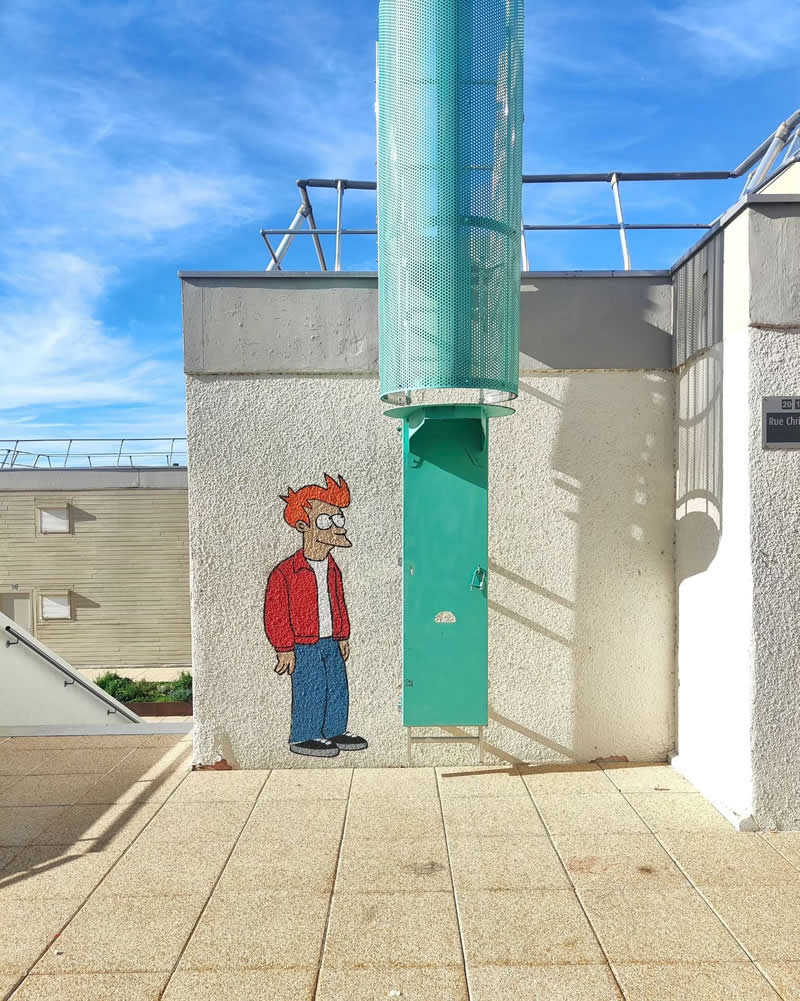 Colorful Wall Art - Funny Creative Street Artworks by Oak Oak