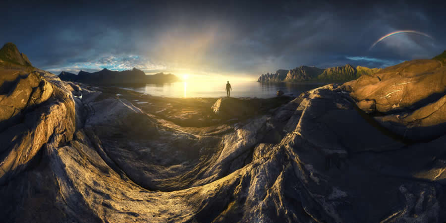 Devil's Teeth, Senja, Norway by Alex Wides, Italy - 2025 Epson International Pano Awards Landscape Winners