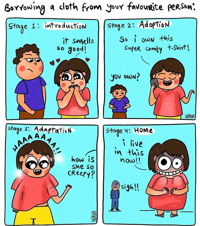 Funny and Relatable Comics by Indian Artist Yogricha Verma