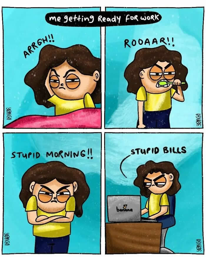 Funny and Relatable Comics by Indian Artist Yogricha Verma