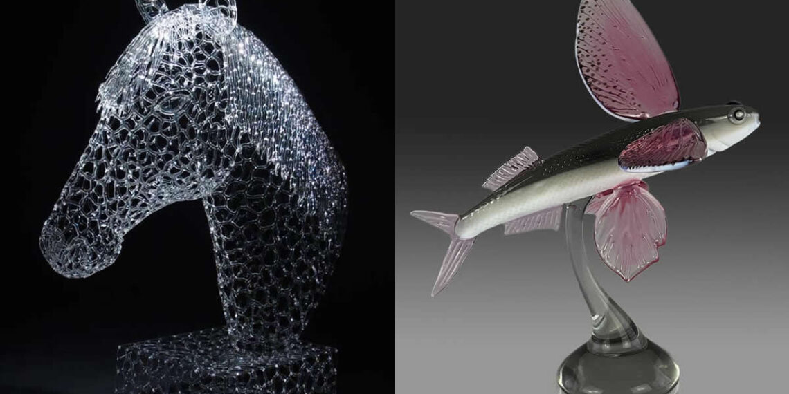 Glass Sculptures by Robert Mickelsen