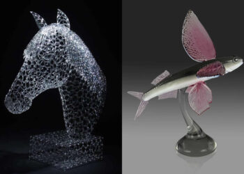 Glass Sculptures by Robert Mickelsen