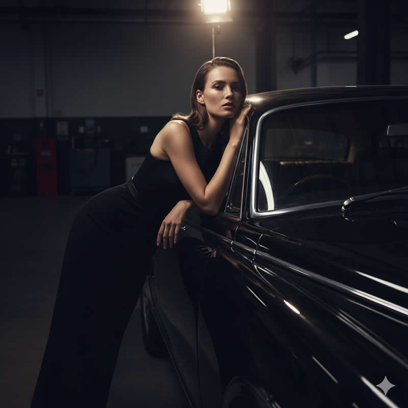 The Luxury Car Edge - Google Gemini AI Prompts That Deliver a Hollywood Cinematic Portrait