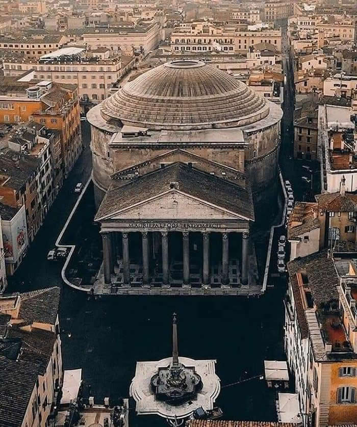 Nearly 1,900 years old, the Pantheon in Rome still boasts the world’s largest unreinforced concrete dome. - Hidden Beauty of Our World