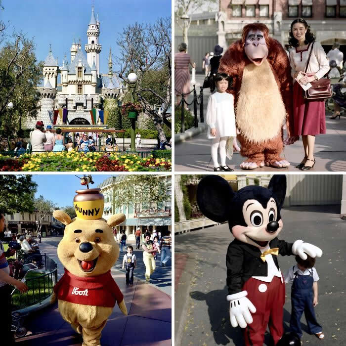 I Scanned Some Photos From My Dad’s Trip To Disneyland In 1980 - Throwback Vacation Photos Goold Old Days