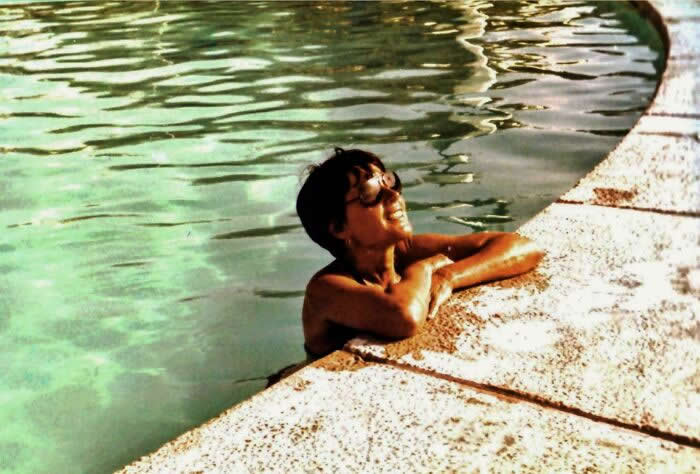 Mom (50) Enjoying Vacation Time In Her Native Sicily In 1978 - Throwback Vacation Photos Goold Old Days