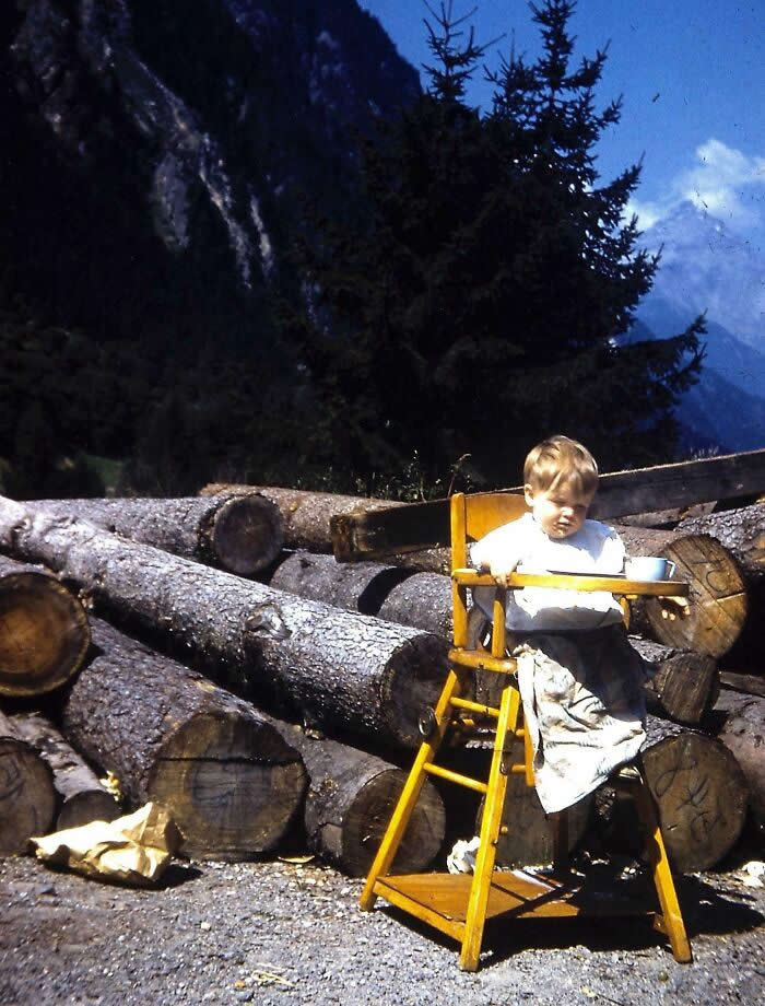 My Uncle On Holiday In Europe – Taken By Granddad. My Granddad Travelled A Lot With The Raf, I Think This Was Taken In Germany In The 1950s - Throwback Vacation Photos Goold Old Days