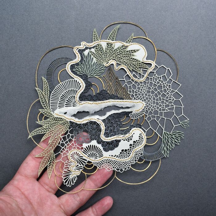 Paper Artworks by Pippa Dyrlaga That Transform Flora and Fauna